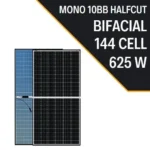 625W 10BB BIFACIAL HALF CUT MONOKRISTAL GÜNEŞ PANELİ